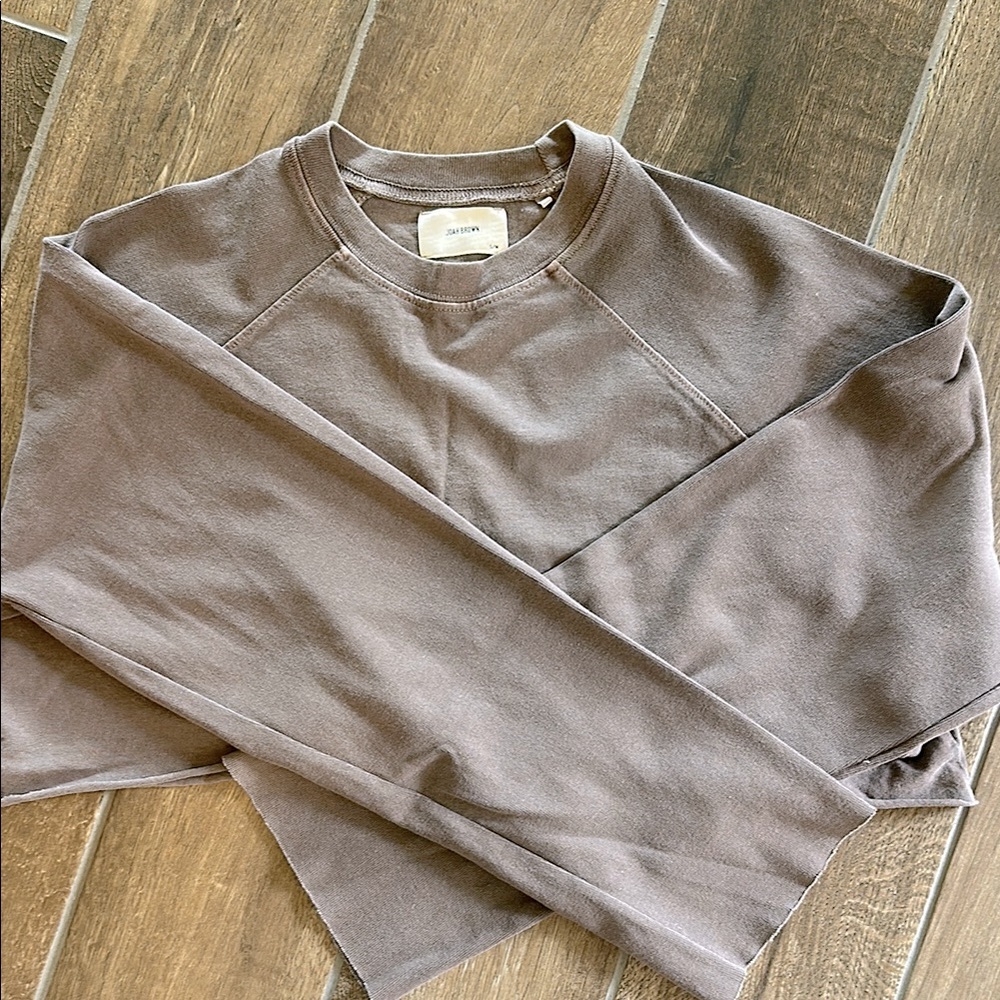 JOAH BROWN cropped pullover